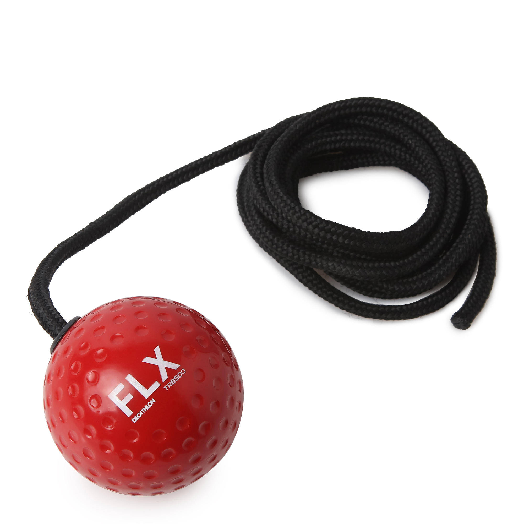 Indoor Training Hanging Ball TRB 500 Precision Practice Red with Black Rope -  2