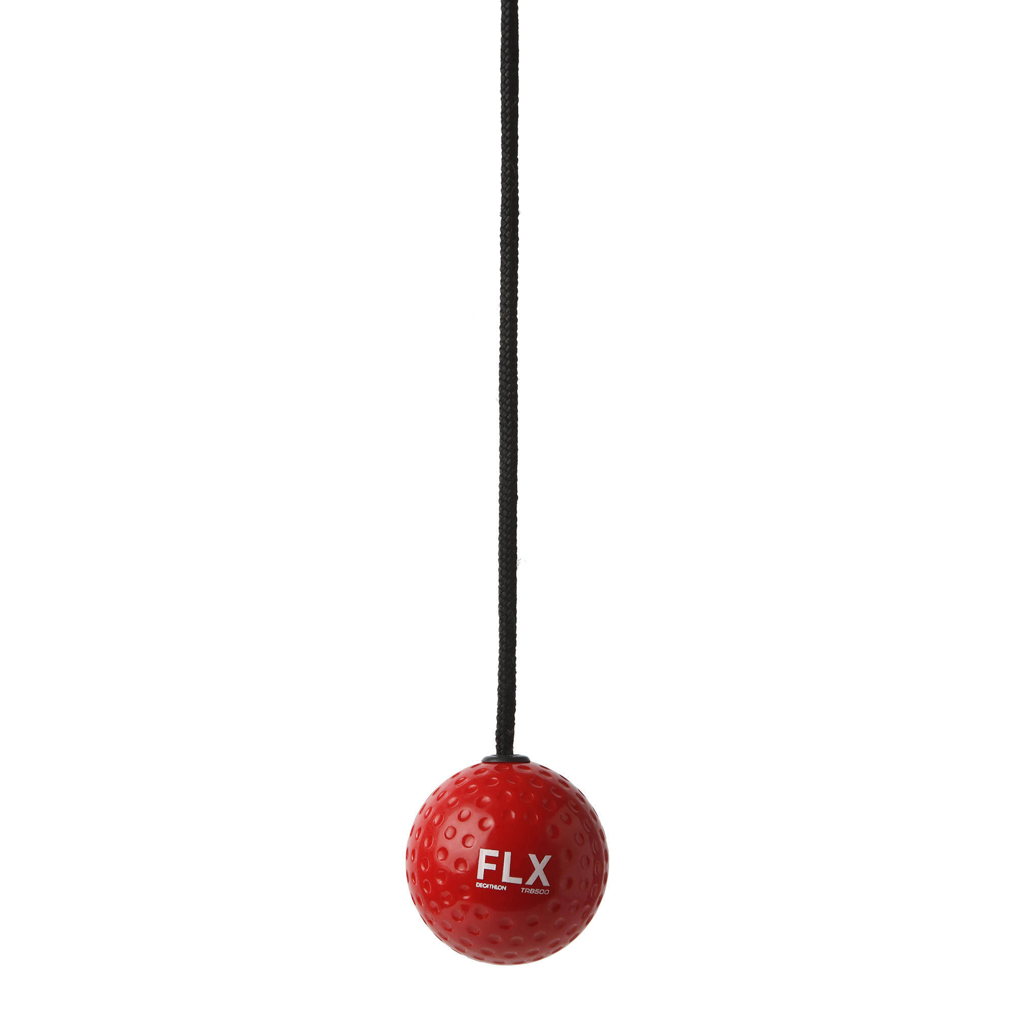 Indoor Training Hanging Ball TRB 500 Precision Practice Red with Black Rope -  1