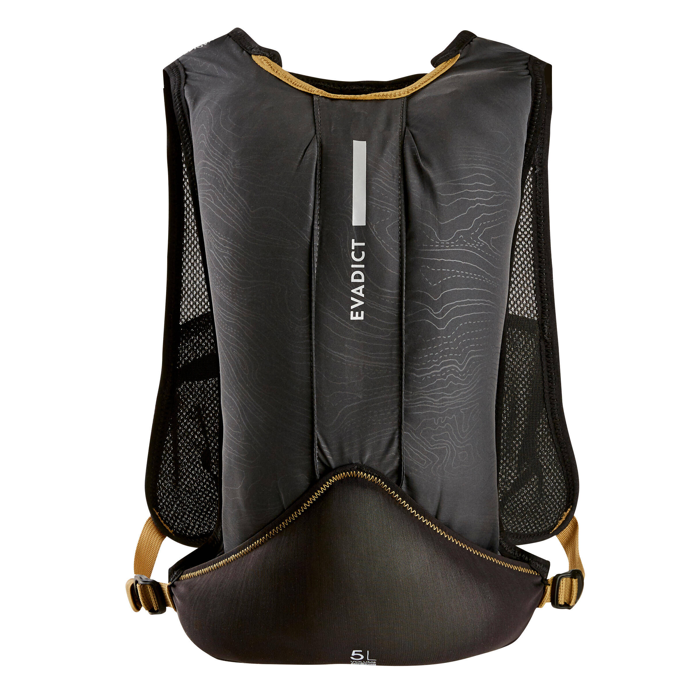 TRAIL RUNNING HYDRATION BAG 5L - Black/Basic Bronze -  2