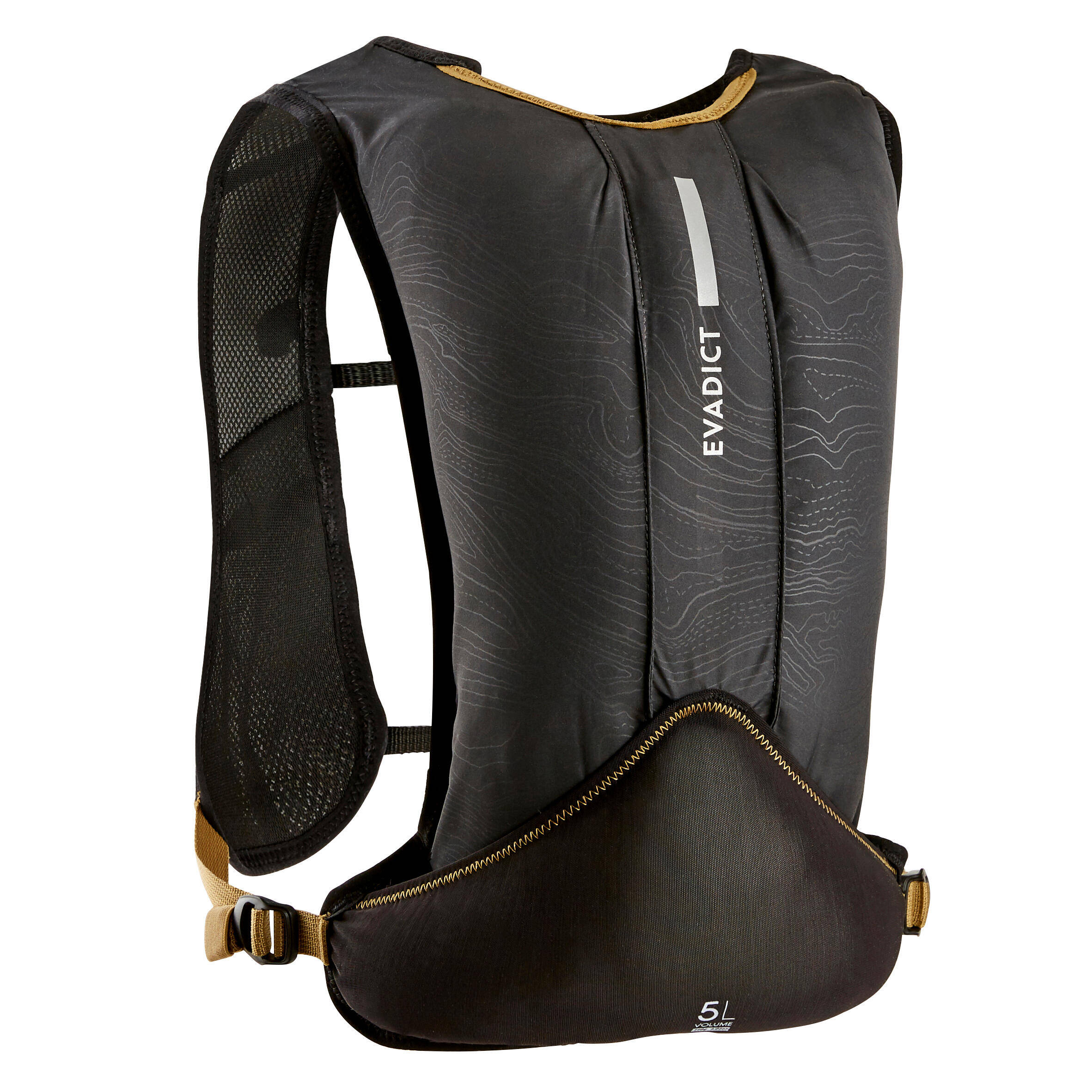 TRAIL RUNNING HYDRATION BAG 5L - Black/Basic Bronze -  1