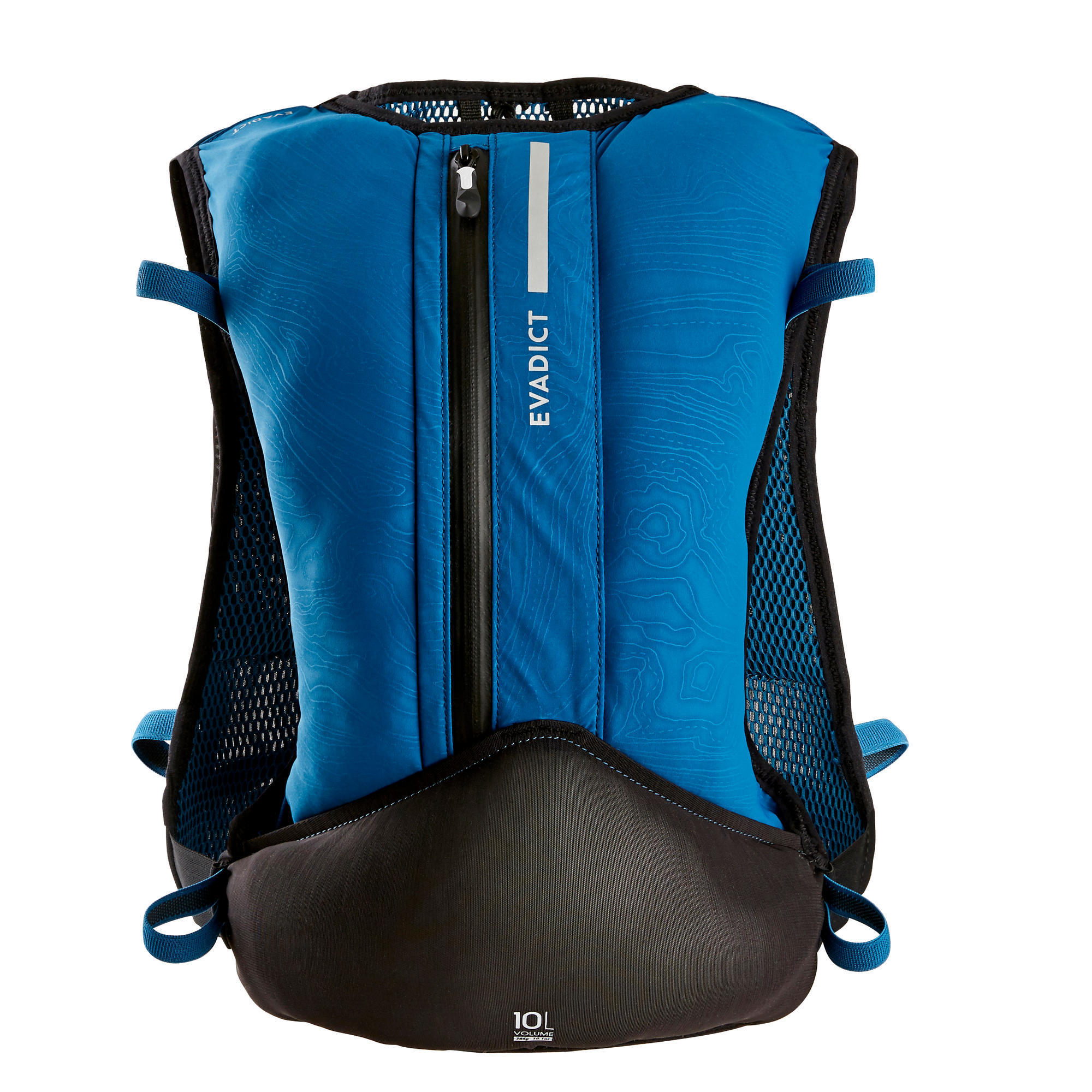 Mochila hidratacion trail running 10 L Evadict negro Decathlon