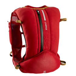 SAC DE TRAIL RUNNING MIXTE 10 L BORDEAUX ET ROSE