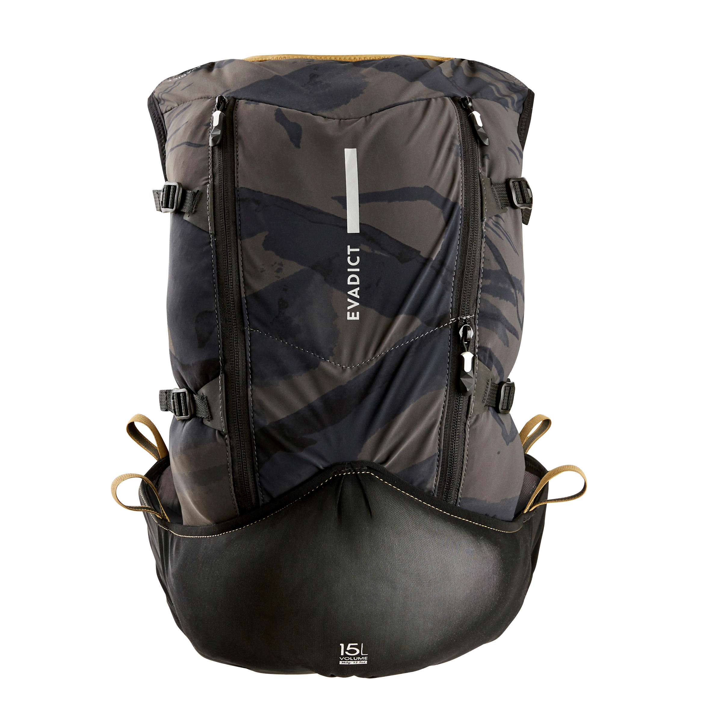 Mochila Ultra Trail 15 L Negro Beige - Decathlon