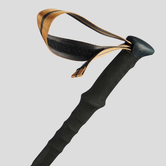 Hiking Poles 1 Trekking Pole MT500 Black Decathlon