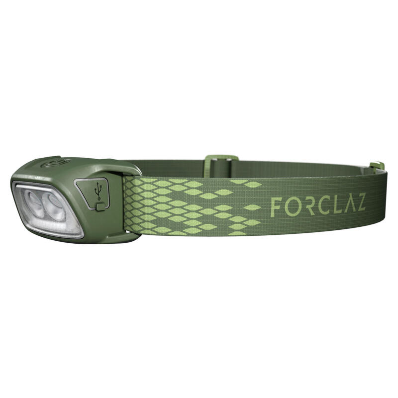 Lampka czołówka trekkingowa Forclaz HL100 USB - 120 lumenów