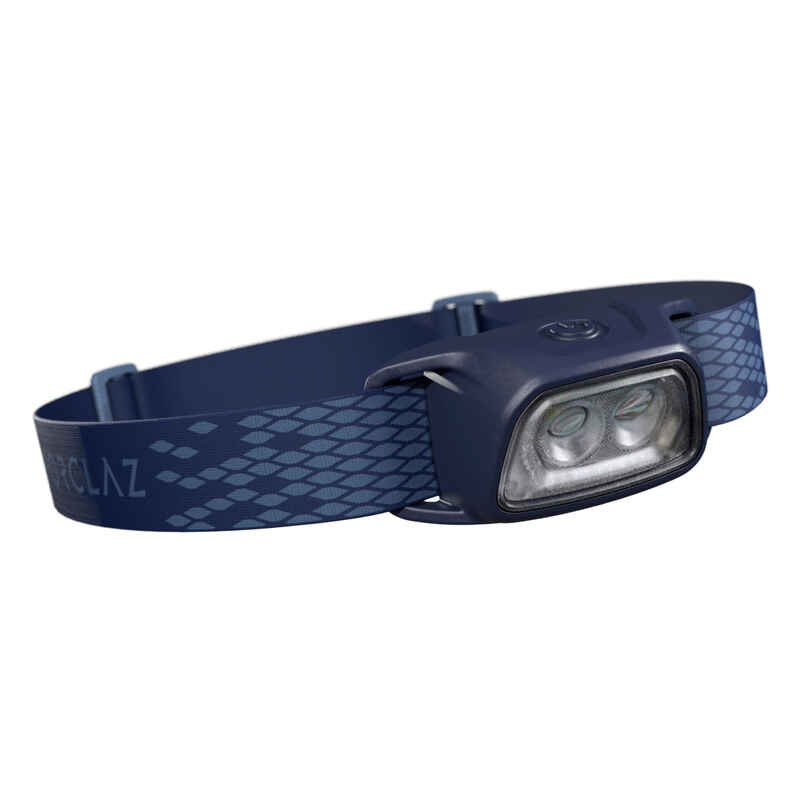 Linterna frontal de trekking recargable - TREK 100 USB azul - 120 lúmenes -  Decathlon