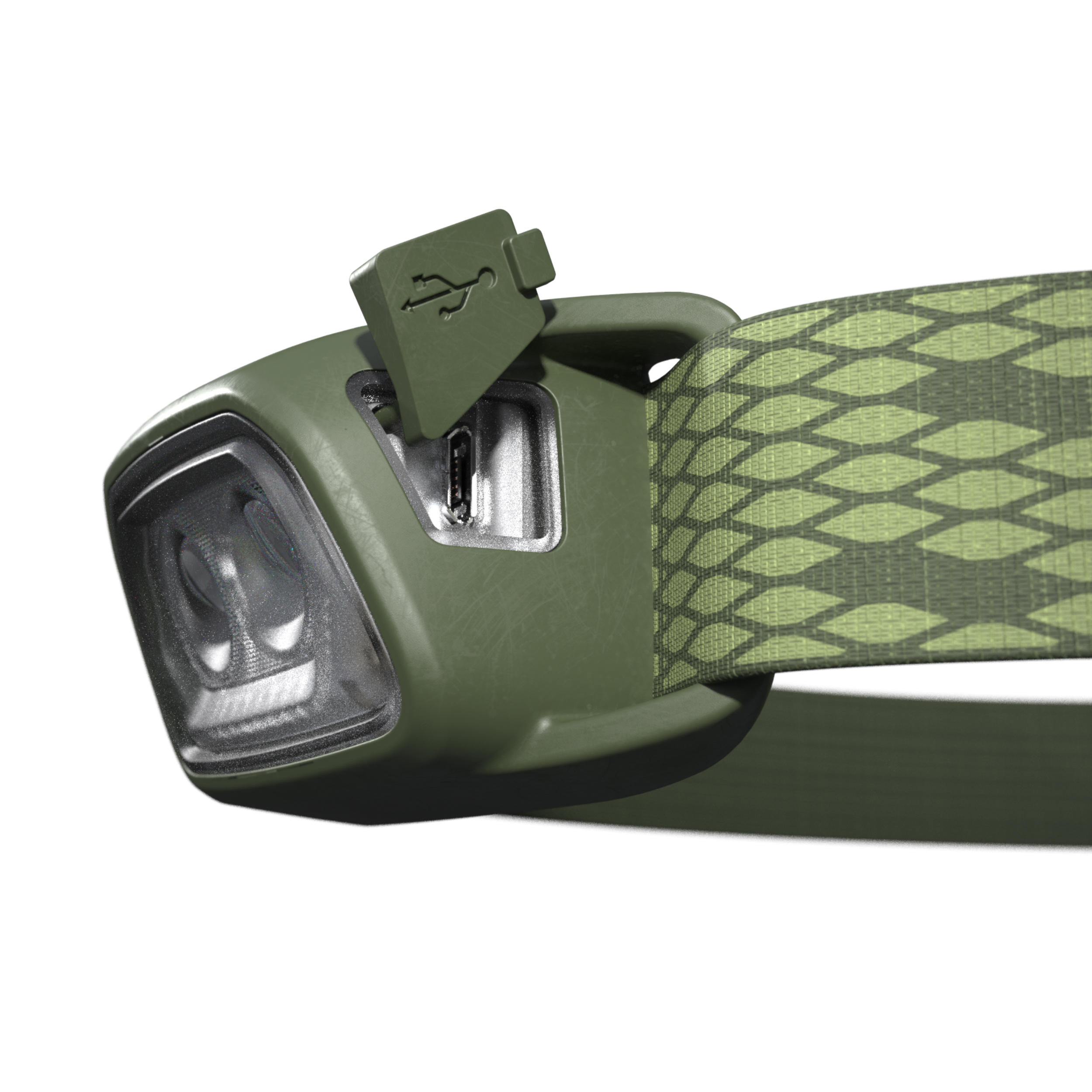 Rechargeable Headlamp 120 Lumens, HL 100 USB - FORCLAZ