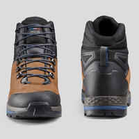 Botas de montaña y trekking impermeables de piel Hombre Forclaz Trek100