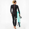 Гидрокостюм неопреновый 4/3 мм женский черный SURF 100 Olaian