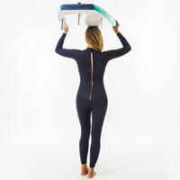 Neoprenanzug Surfen 100 2/2 mm Damen dunkelblau