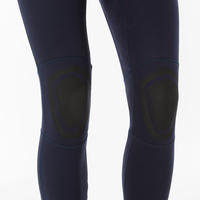 100 2/2mm Neoprene Women's Wetsuit, Back Zip - Marine Blue