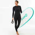 NEOPRENSKO ODIJELO ZA HLADNU VODU Kupaći kostimi za žene - Odijelo Surf 100 žensko crno OLAIAN - Kupaći kostimi za žene