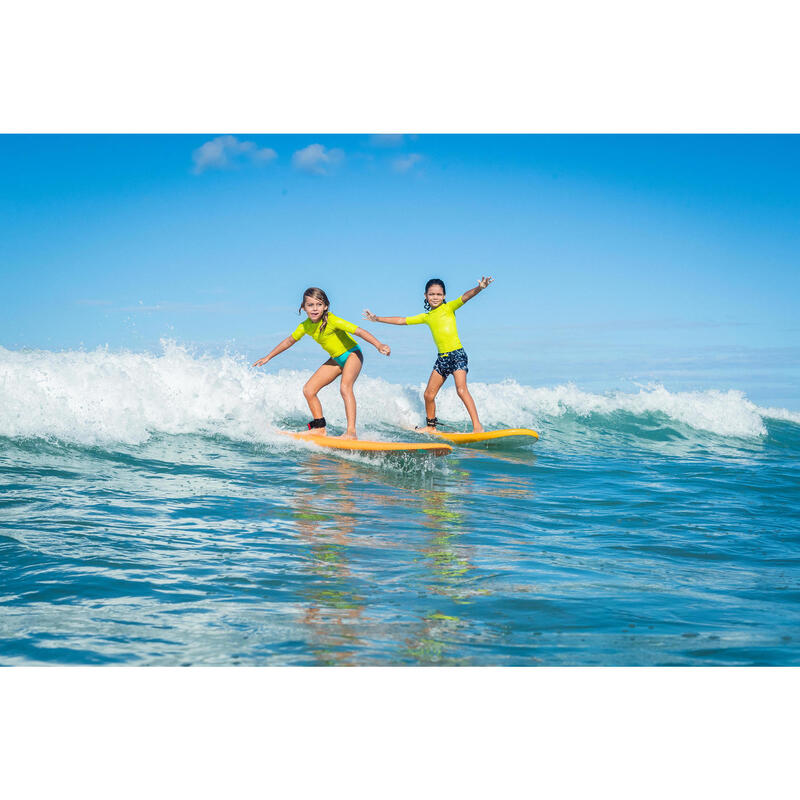 Bikini voor surfen meisjes Bali 100 topje zonder sluiting turquoise