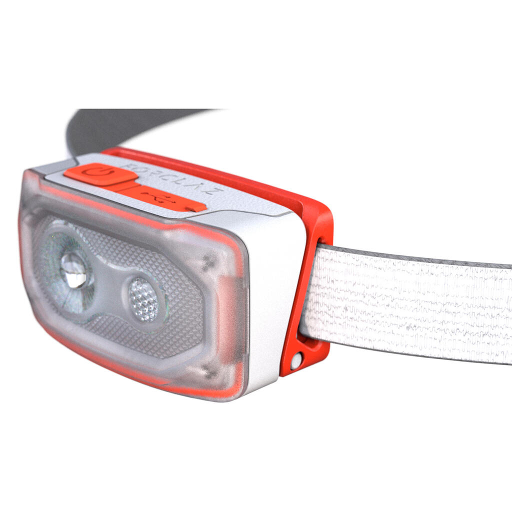 Rechargeable Head Torch - 100 lumen - BIVOUAC 500 USB