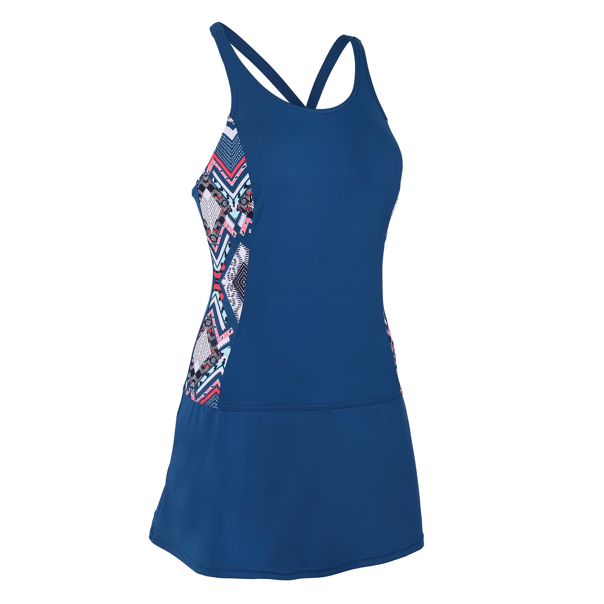 one piece bathing suit with skirt