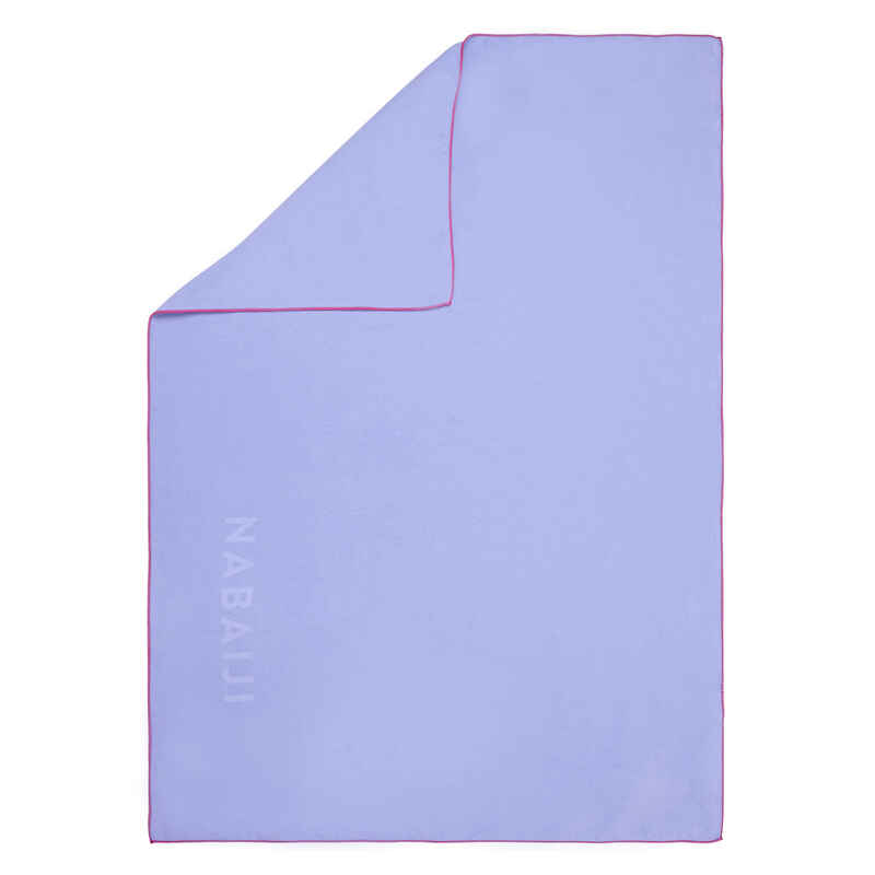 Mikrofaser-Badetuch Größe M 60 × 80 cm violett Mikrofaser-Badetuch Größe M 60 × 80 cm violett