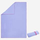 Microfibre Pool Towel Size M 60 x 80 cm - Light Purple