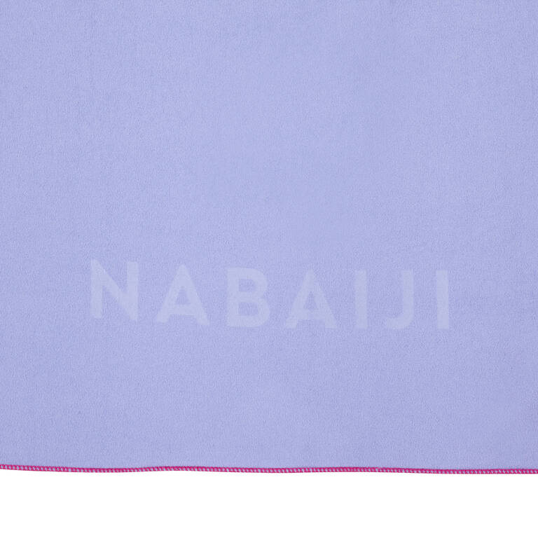 Microfibre Pool Towel Size M 60 x 80 cm - Light Purple