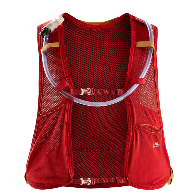 SAC HYDRATATION TRAIL RUNNING 5L BORDEAUX ET BRONZE