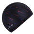 Adult Swimming Cap Silicone Mesh 56-60 Cm Black Pink