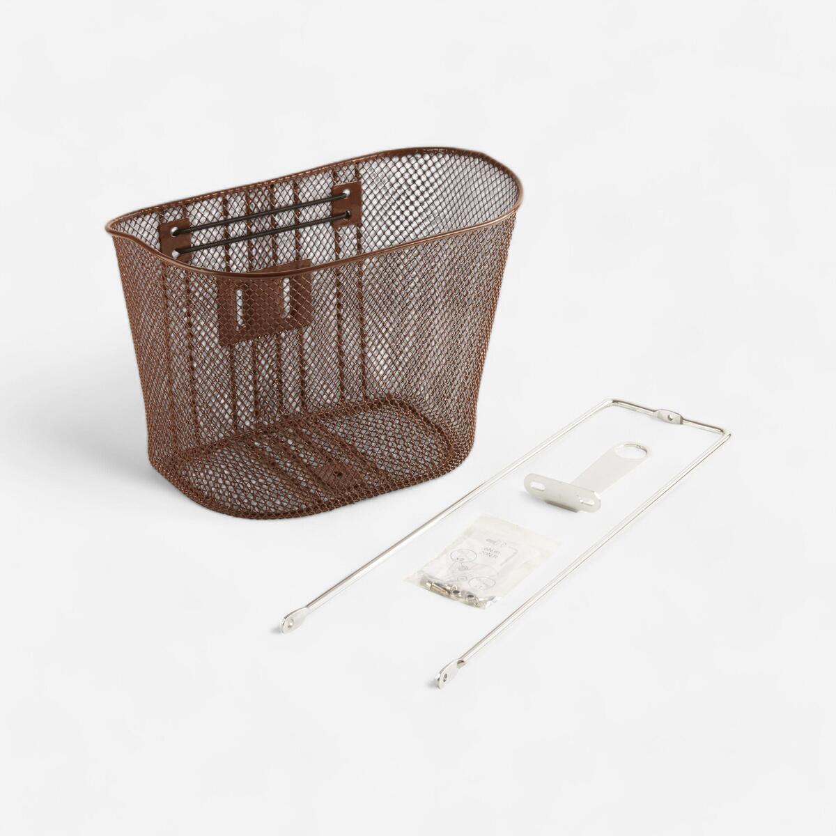 Panier avant Elops 520 marron 8 litres