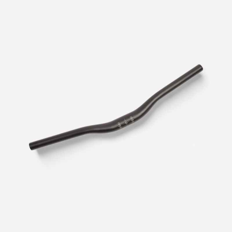 Handlebar 31.8 mm 520 mm Riser Elops Speed 500 Black Decathlon