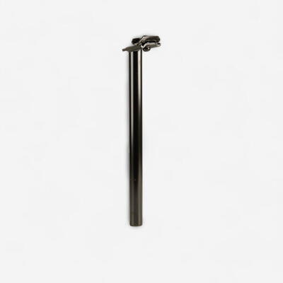 Zadelpen 25.4 mm gelast lengte 350 mm zwart