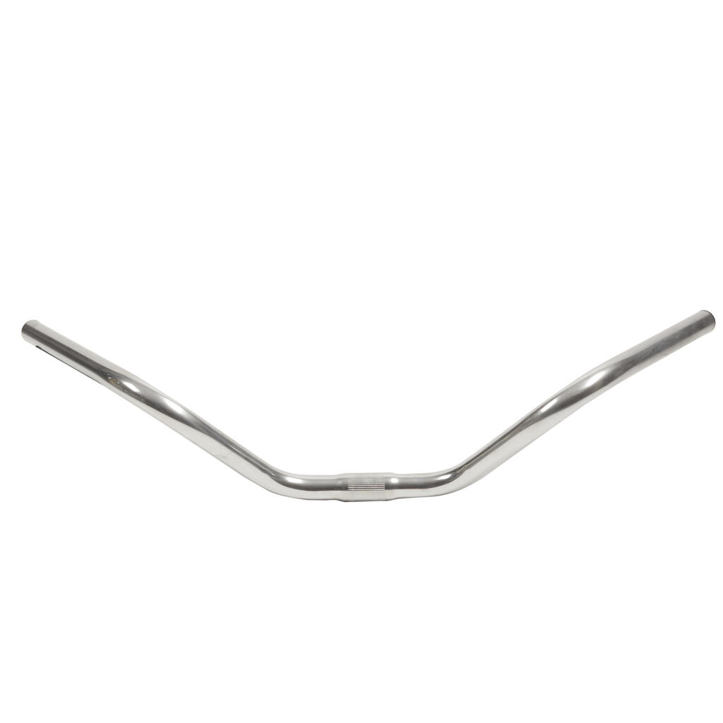 Handlebar 25.4 mm 620 mm City Bike Elops 3, Elops 320 - Silver 