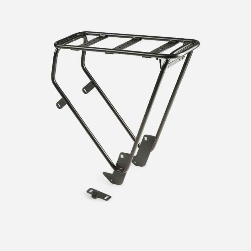 Pannier Rack L Elops 500 Black Decathlon