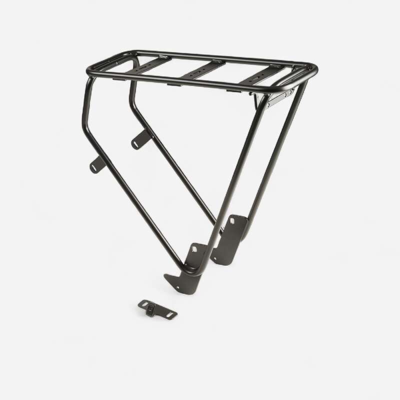 Pannier Rack L Elops 500 Black Decathlon