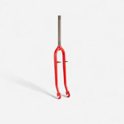 Vaste voorvork stadsfiets 28 1" schroef elops 520 rood