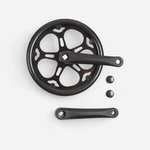 Bielas bicicleta plegable Tilt 500-E monoplato 52 dientes / Bielas 152 mm
