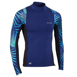 เสื้อโต้คลื่นแขนยาวกันรังสียูวีสำหรับผู้ชายรุ่น 500 (ลาย GXB)