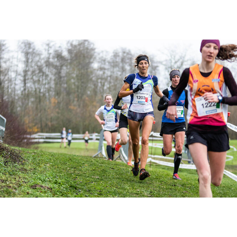 Încălţăminte Cuie atletism AT Cross Negru-Portocaliu