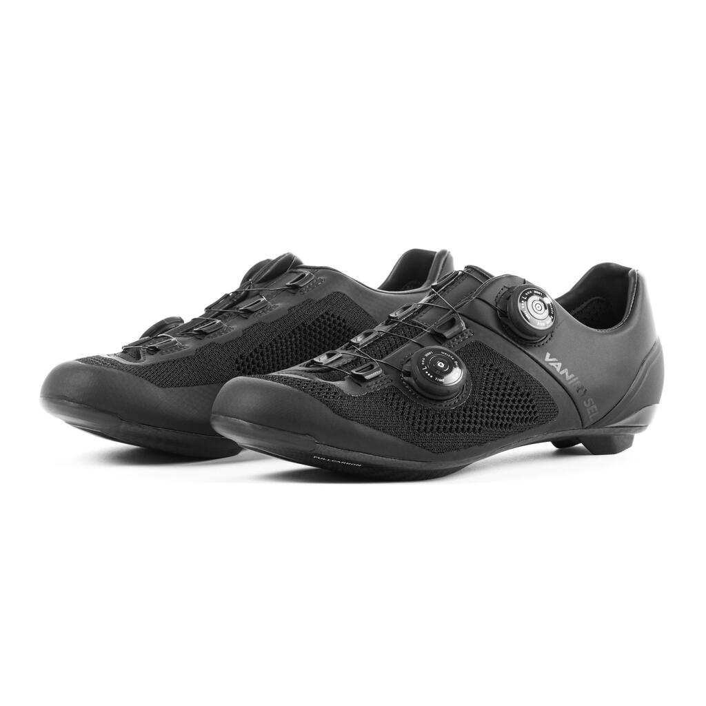 Fahrradschuhe Rennrad RR 900 Mesh schwarz