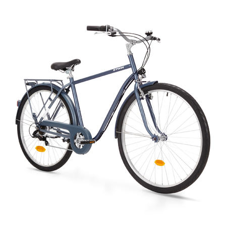 Міський велосипед Elops 120 з високою рамою - Синій
