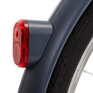 Luz Trasera Dinamo Led Bicicleta Elops Gris