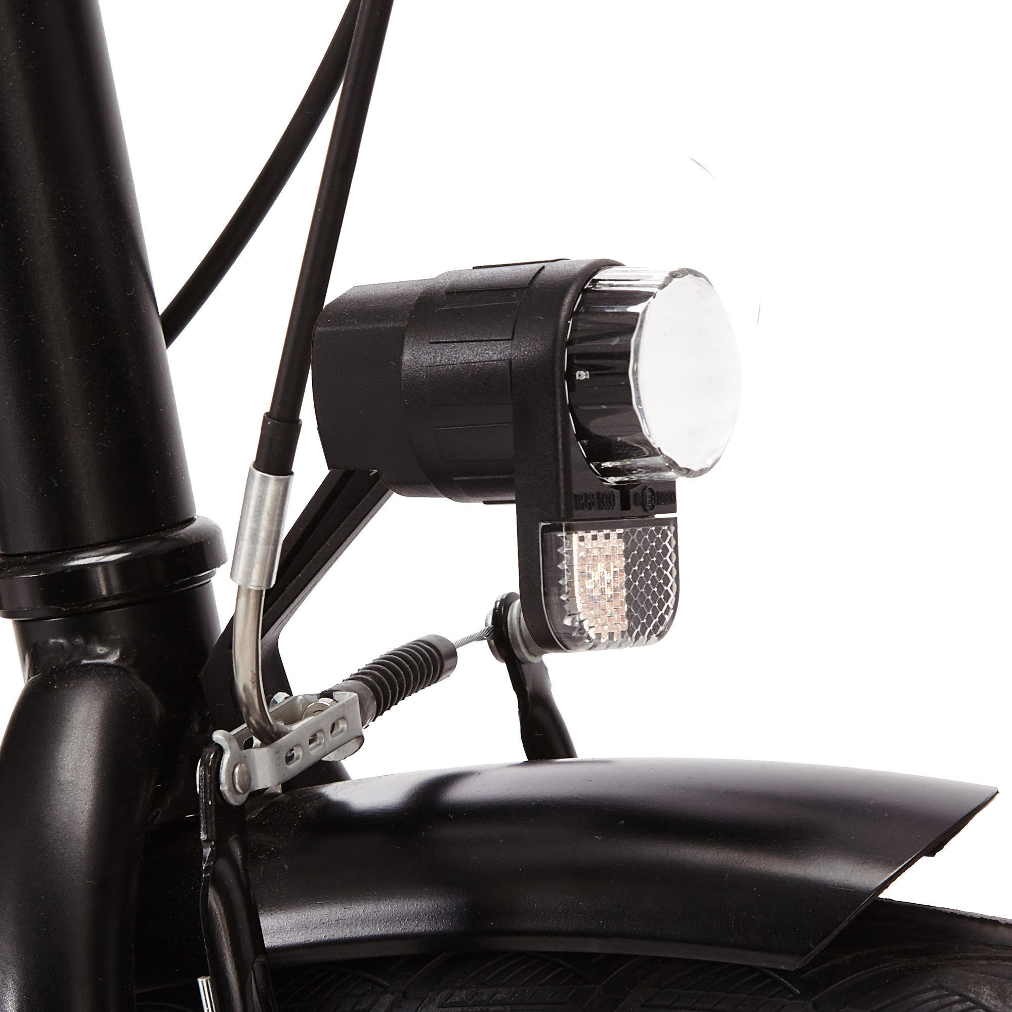 Bici città ELOPS 100 telaio basso nera ELOPS | DECATHLON