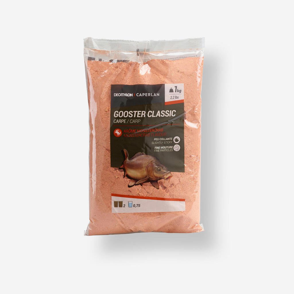 GOOSTER CLASSIC CARP BAIT ORANGE MONSTER CRAB 1kg