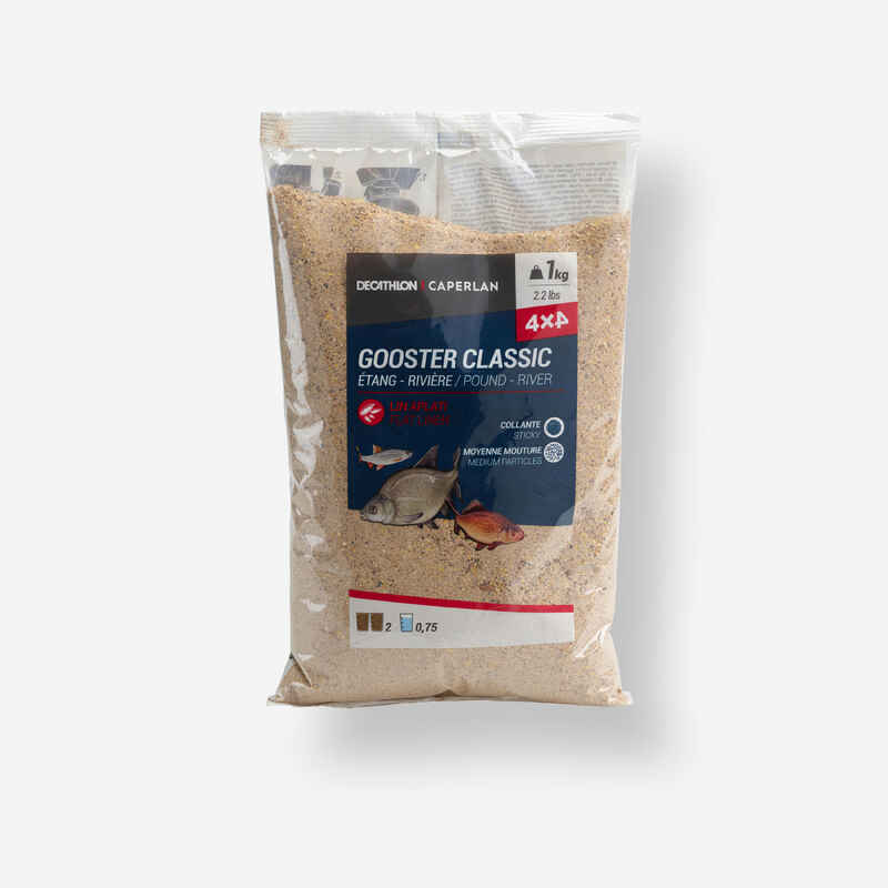Grundfutter Gooster Classic alle Fischarten 4X4 1 kg