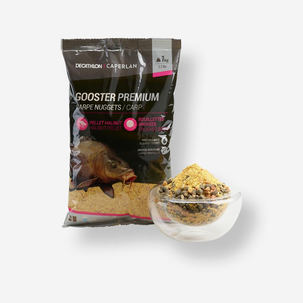 Iebarojamā barība “Gooster Premium Carp Nuggets”, 1 kg