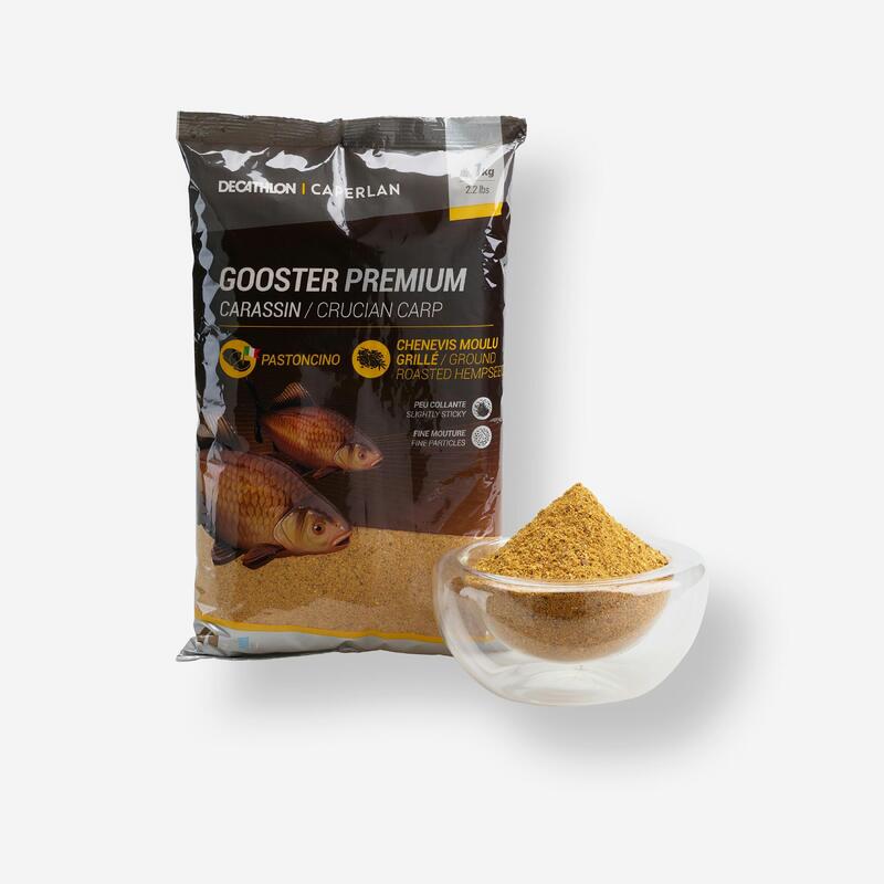 Lokvoer voor kroeskarper Gooster Premium 1 kg geel