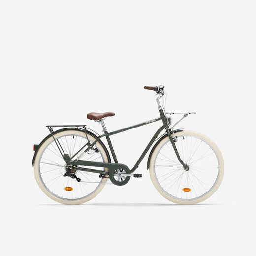 
      Elops 520 Step-Over Town Bike - Khaki
  