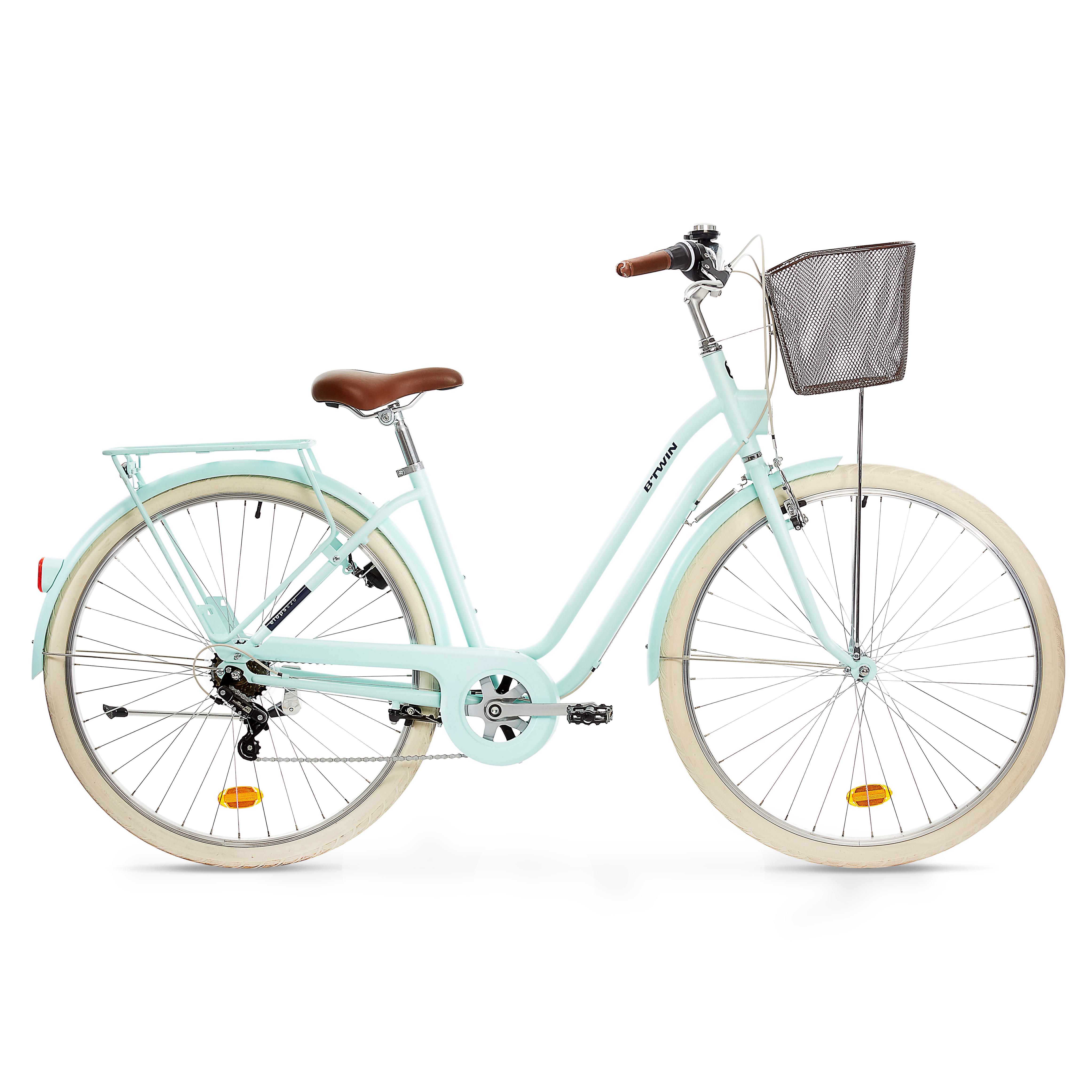 Velo De Ville Elops 520 Cadre Bas Bleu Decathlon Cote d Ivoire