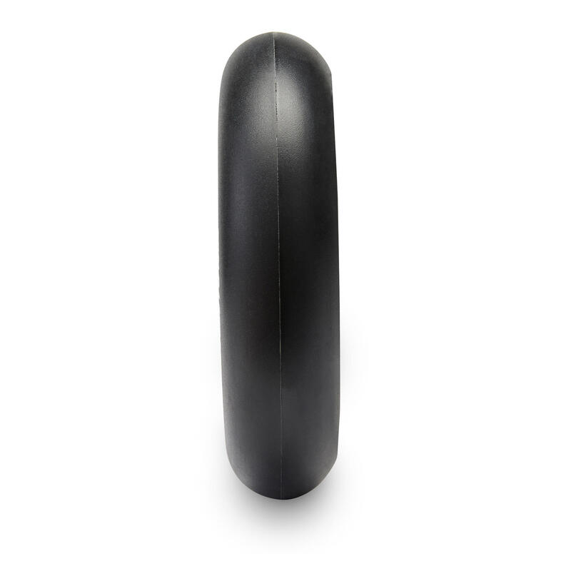 Rueda freestyle de 100 mm con llanta de aluminio negro y goma negro PU85A