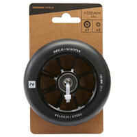 100 mm Freestyle Wheel with Black Alu Rim & Black PU85A Rubber