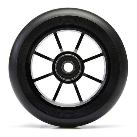 100 mm Freestyle Wheel with Black Alu Rim & Black PU85A Rubber