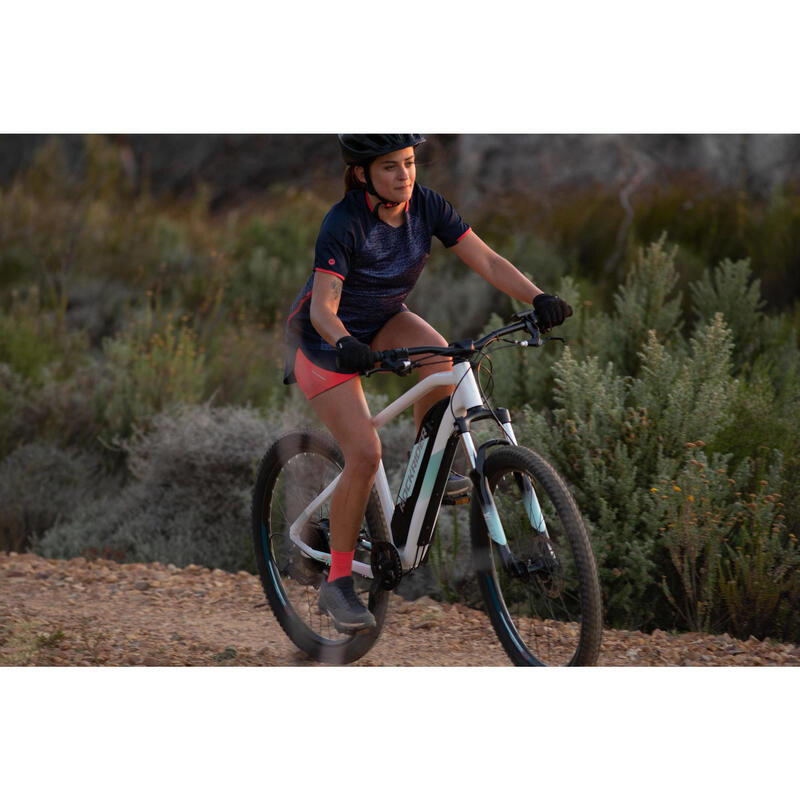 Maglia mtb donna ST 100 blu