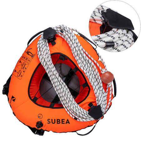 Freediving buoy FRD 500 Deep 20 for training space of up to 20m (line included).