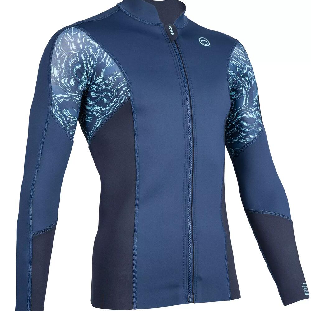 TOP THERMIQUE NÉOPRÈNE 900 MANCHES LONGUES FEMME BLEU
